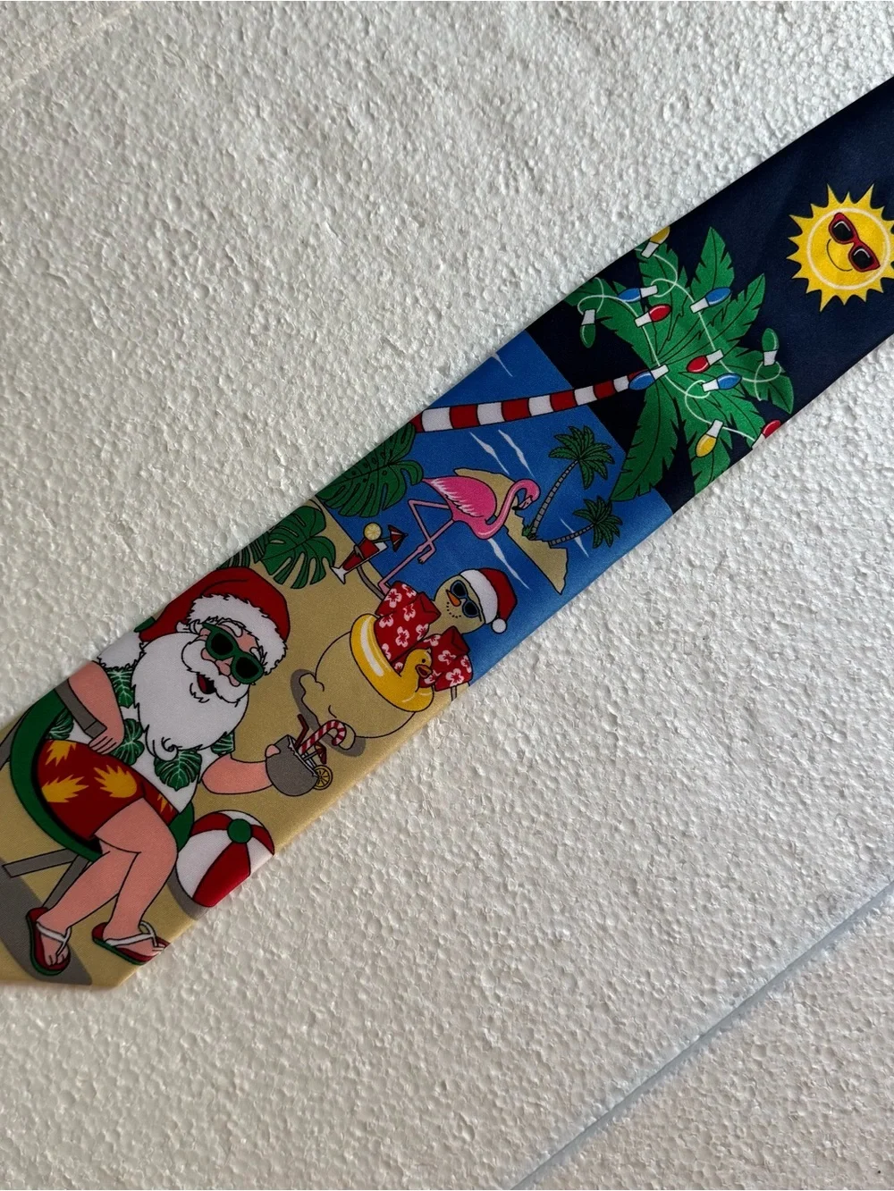 Tropical Christmas Hallmark Holiday Traditions Neck Tie